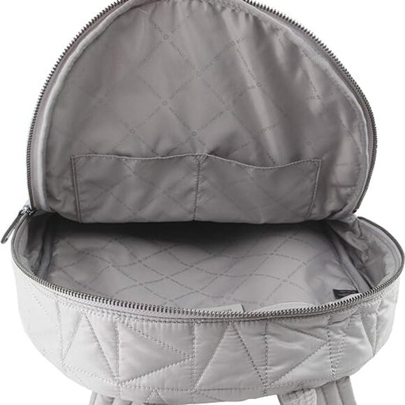 Campussophisticate Winnie Aluminum Large Quilted Backpack